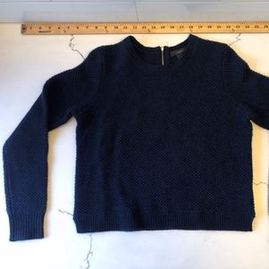 J. Crew Blue Wool Sweater XS